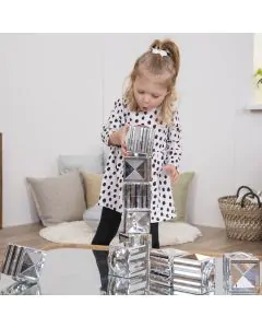 Metallic Distorting Mirror Construction 12pk. EY11992