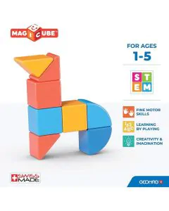 Geomag Magicube Shapes 9pcs set, Magical magnetic construction toys