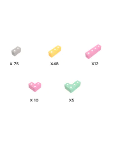 TUKI toys BUILDER 100. Set of 100 Blocks