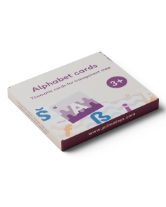 Cubetto Thematic Alphabet cards for Transparent map 
