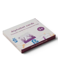 Cubetto Thematic Alphabet cards for Transparent map 