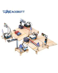 ACEBOTT QE027 Easy-Plug STEM School Intelligent Transportation Kit