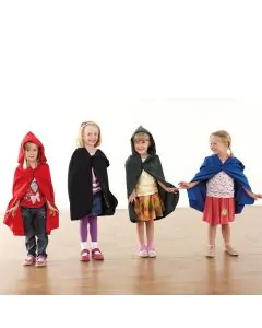 Role Play Dressing Up Coloured Cloaks 4pk. FRCLOAK